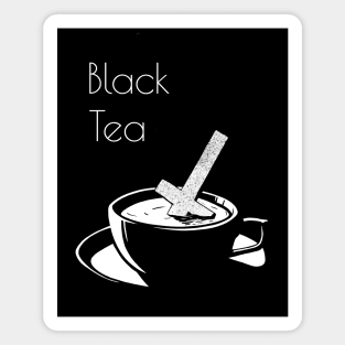 Black Satanic Tea Magnet